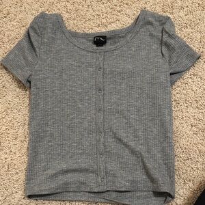 Art class children’s Gray Button Down Shirt